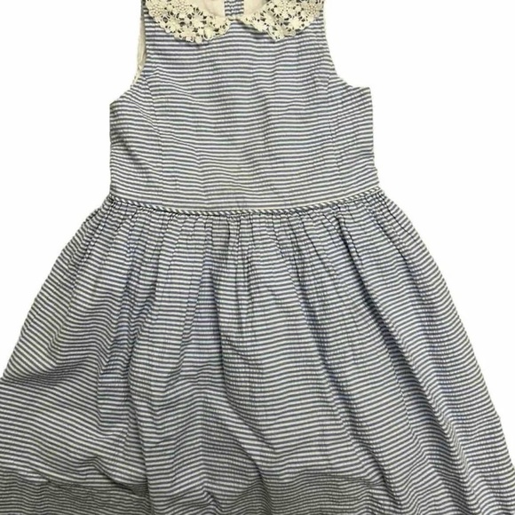 Polo Ralph Lauren Other - Girls Polo Ralph Lauren Formal Blue Seersucker Spring Or Summer Dress Size 4